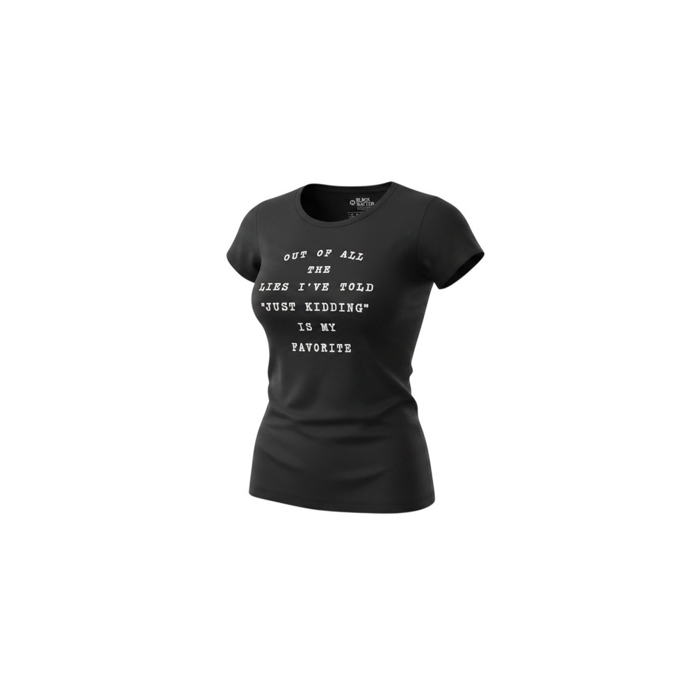 Black Matter Graphic Tee Womens M Black New Just Kidding Sarcastic Hot Topic